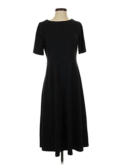 Pre-owned Croft & Barrow Casual Dress In Black