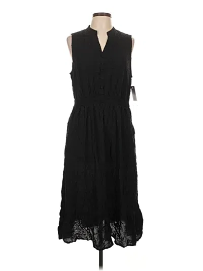Pre-owned Croft & Barrow Casual Dress In Black