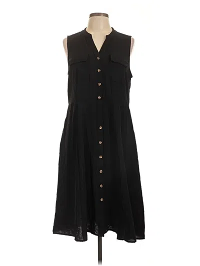 Pre-owned Croft & Barrow Casual Dress In Black