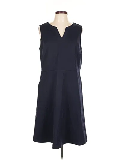 Pre-owned Croft & Barrow Casual Dress In Blue