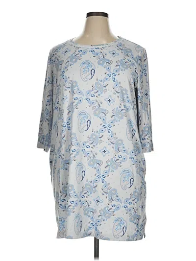 Pre-owned Croft & Barrow Casual Dress In Blue
