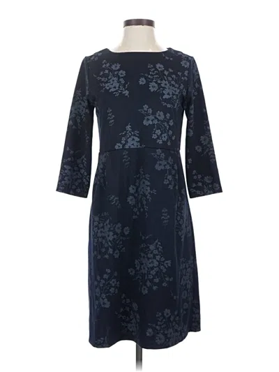 Pre-owned Croft & Barrow Casual Dress In Blue
