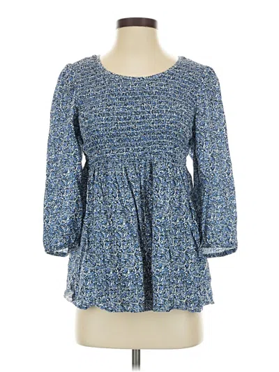 Pre-owned Croft & Barrow Casual Dress In Blue