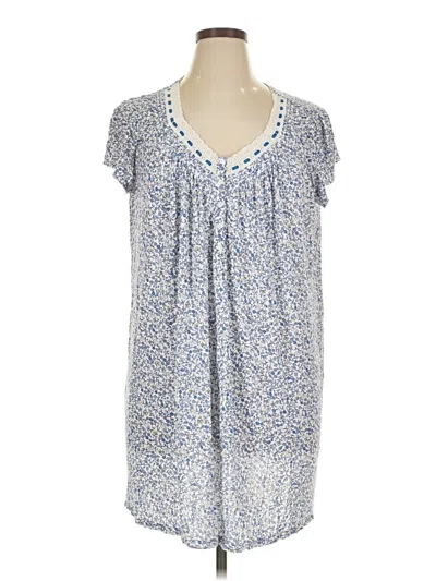 Pre-owned Croft & Barrow Casual Dress In Blue