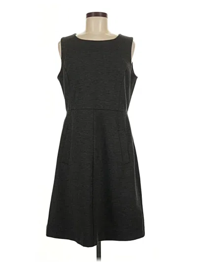 Pre-owned Croft & Barrow Casual Dress In Gray