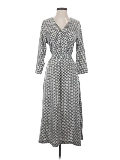 Pre-owned Croft & Barrow Casual Dress In Gray