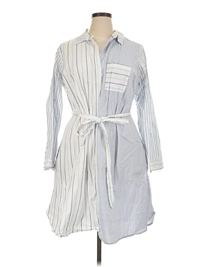 Pre-owned Croft & Barrow Casual Dress In Gray