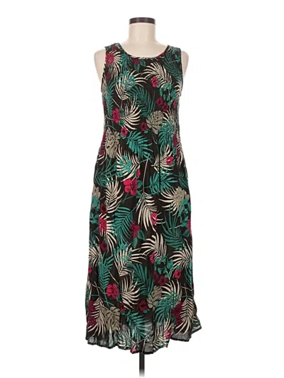 Pre-owned Croft & Barrow Casual Dress In Green