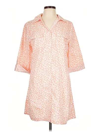 Pre-owned Croft & Barrow Casual Dress In Orange