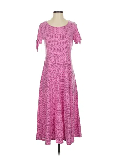 Pre-owned Croft & Barrow Casual Dress In Pink