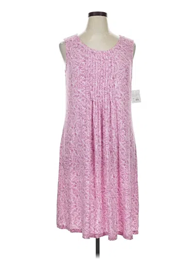 Croft & Barrow Casual Dress In Pink