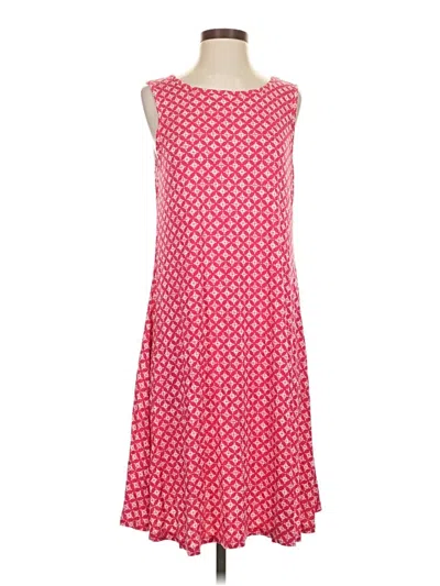 Pre-owned Croft & Barrow Casual Dress In Red