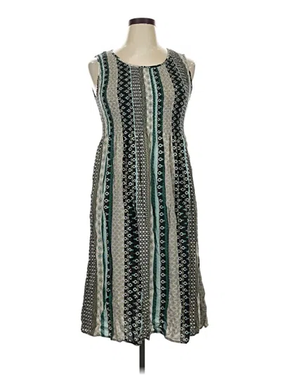 Pre-owned Croft & Barrow Casual Dress In Teal