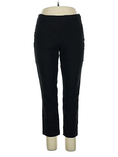 Pre-owned Croft & Barrow Casual Pants In Black