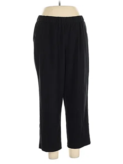 Pre-owned Croft & Barrow Casual Pants In Black