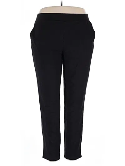 Pre-owned Croft & Barrow Casual Pants In Black