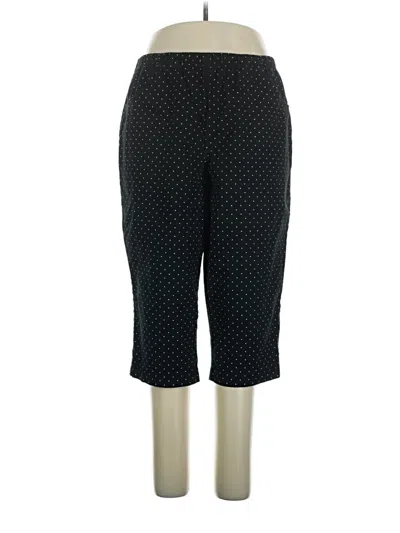 Pre-owned Croft & Barrow Casual Pants In Black