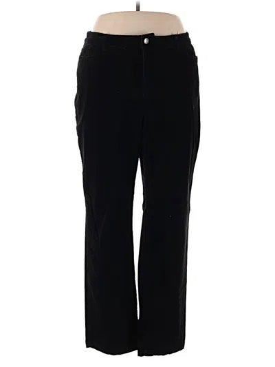 Pre-owned Croft & Barrow Casual Pants In Black