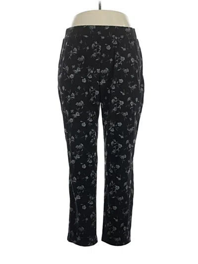 Pre-owned Croft & Barrow Casual Pants In Black