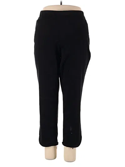 Pre-owned Croft & Barrow Casual Pants In Black