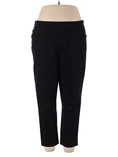 Pre-owned Croft & Barrow Casual Pants In Black