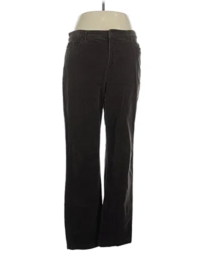 Pre-owned Croft & Barrow Casual Pants In Black