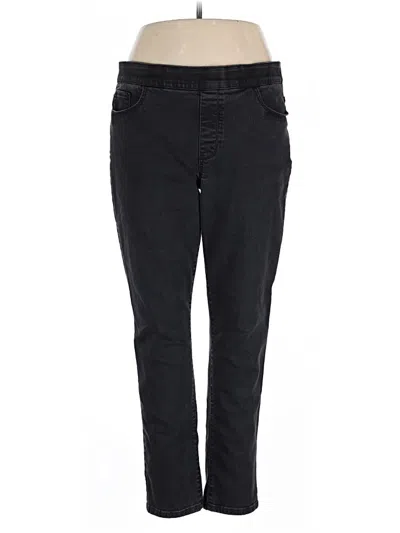 Pre-owned Croft & Barrow Casual Pants In Black