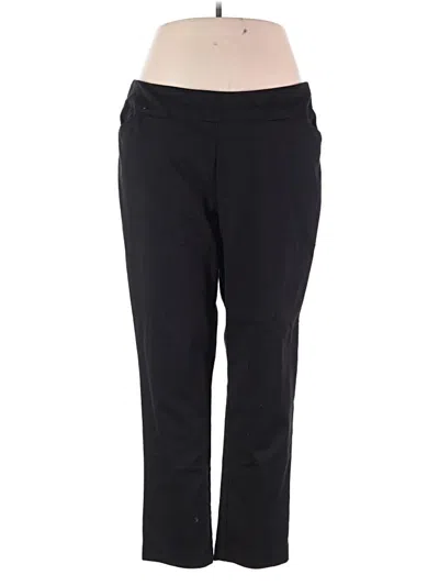 Pre-owned Croft & Barrow Casual Pants In Black