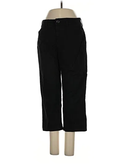 Pre-owned Croft & Barrow Casual Pants In Black
