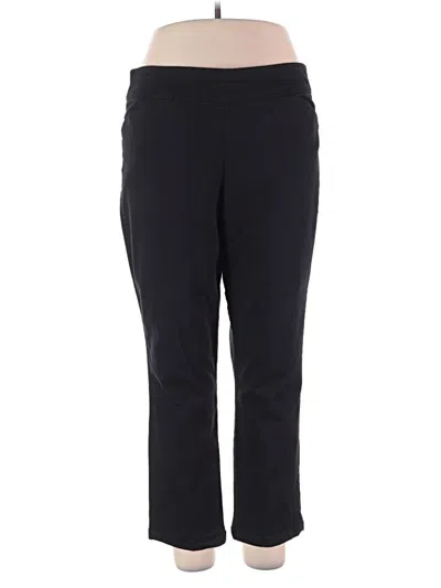 Pre-owned Croft & Barrow Casual Pants In Black