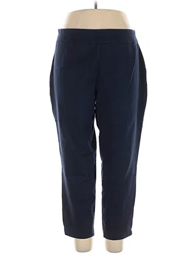 Pre-owned Croft & Barrow Casual Pants In Blue