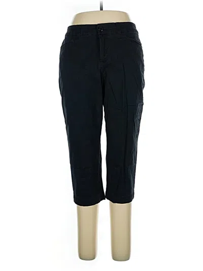 Pre-owned Croft & Barrow Casual Pants In Blue