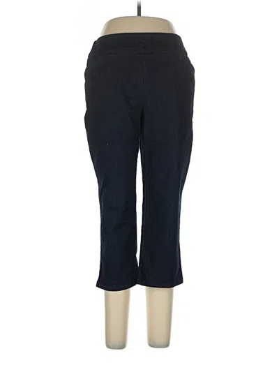 Pre-owned Croft & Barrow Casual Pants In Blue