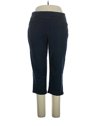Pre-owned Croft & Barrow Casual Pants In Blue