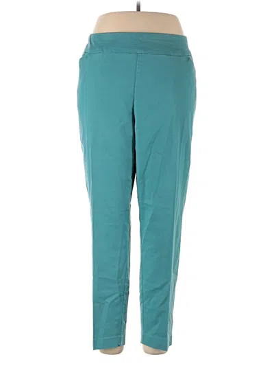 Pre-owned Croft & Barrow Casual Pants In Blue