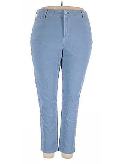 Pre-owned Croft & Barrow Casual Pants In Blue