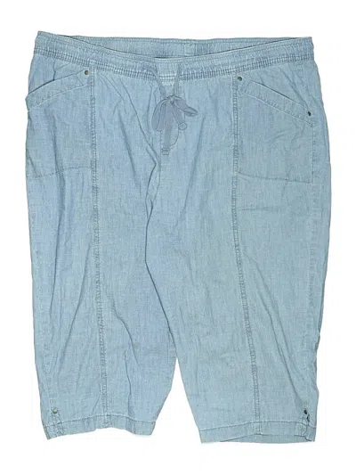 Pre-owned Croft & Barrow Casual Pants In Blue