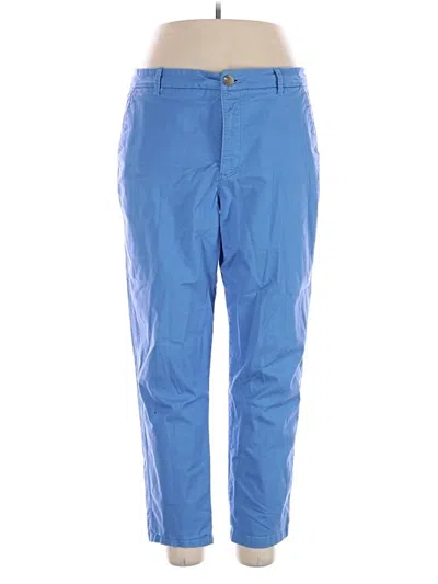 Pre-owned Croft & Barrow Casual Pants In Blue