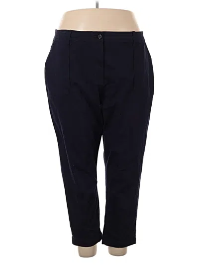 Pre-owned Croft & Barrow Casual Pants In Blue