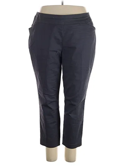 Pre-owned Croft & Barrow Casual Pants In Blue