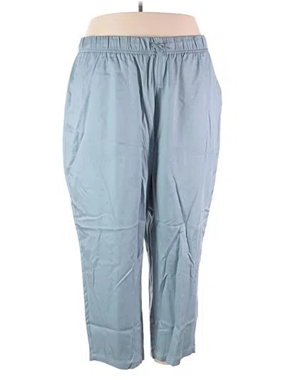 Pre-owned Croft & Barrow Casual Pants In Blue