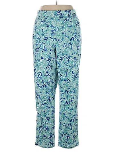 Pre-owned Croft & Barrow Casual Pants In Blue