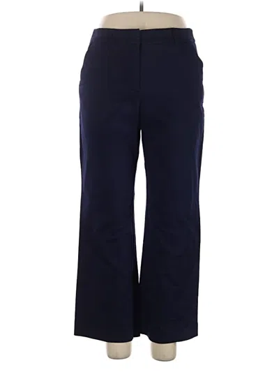 Pre-owned Croft & Barrow Casual Pants In Blue