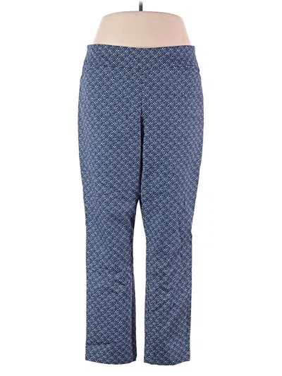 Croft & Barrow Casual Pants In Blue