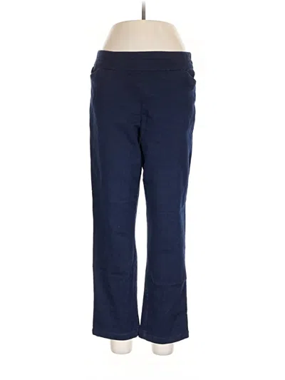 Pre-owned Croft & Barrow Casual Pants In Blue