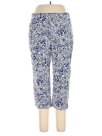 Pre-owned Croft & Barrow Casual Pants In Blue