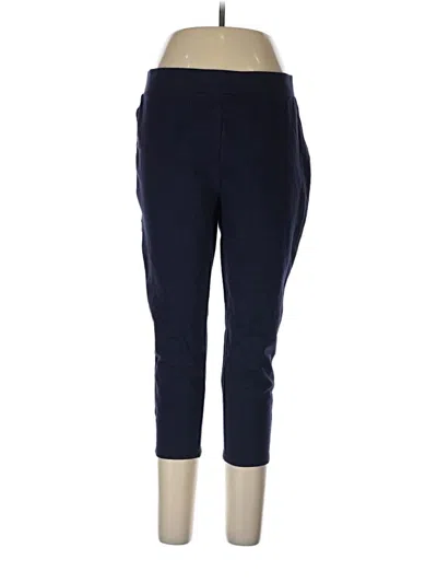 Pre-owned Croft & Barrow Casual Pants In Blue
