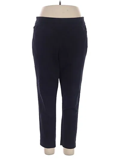 Pre-owned Croft & Barrow Casual Pants In Blue