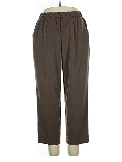 Pre-owned Croft & Barrow Casual Pants In Brown