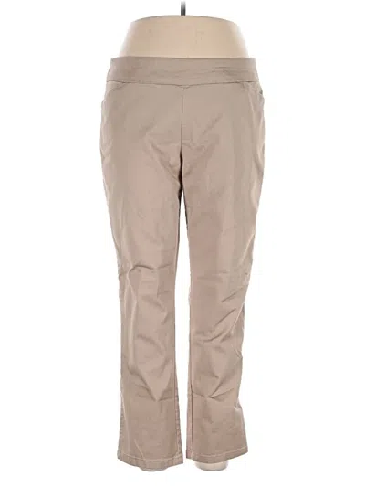 Pre-owned Croft & Barrow Casual Pants In Brown